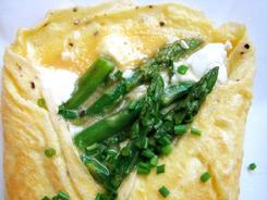 Asparagus & Goat Cheese Omelet