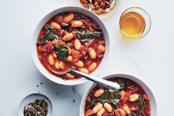 Tomato & Cannellini Bean Soup w/Swiss Chard