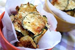 Oven-baked Zucchini Chips